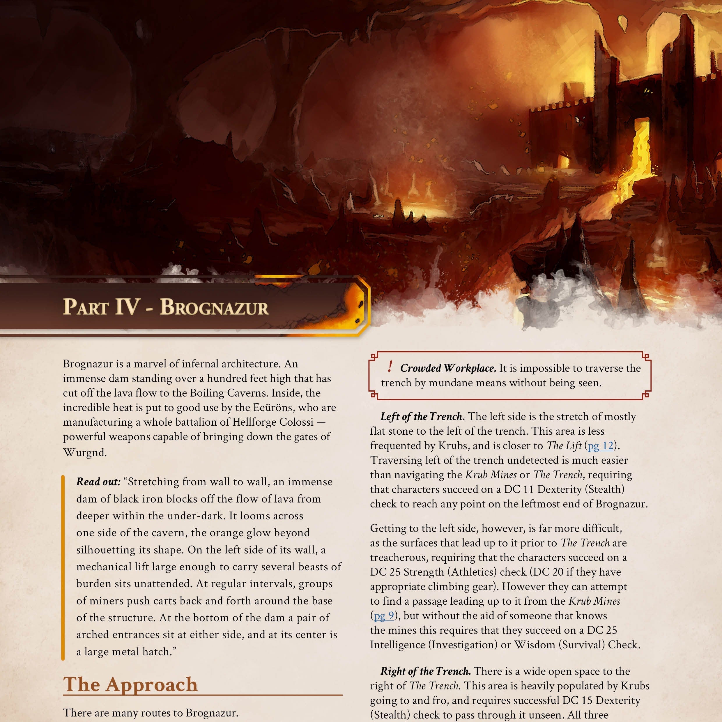 Infernal Forges - 5e Adventure PDF - Mammoth Factory