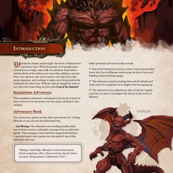Feast of the Damned - 5e Adventure PDF - Mammoth Factory