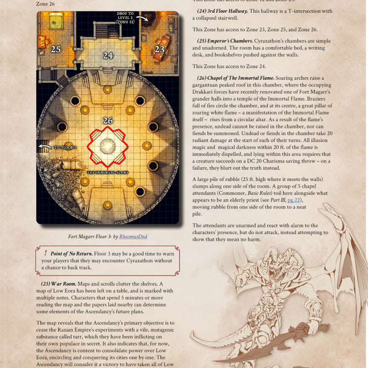 Draconic Legion Bastion of Flame - 5e Adventure PDF