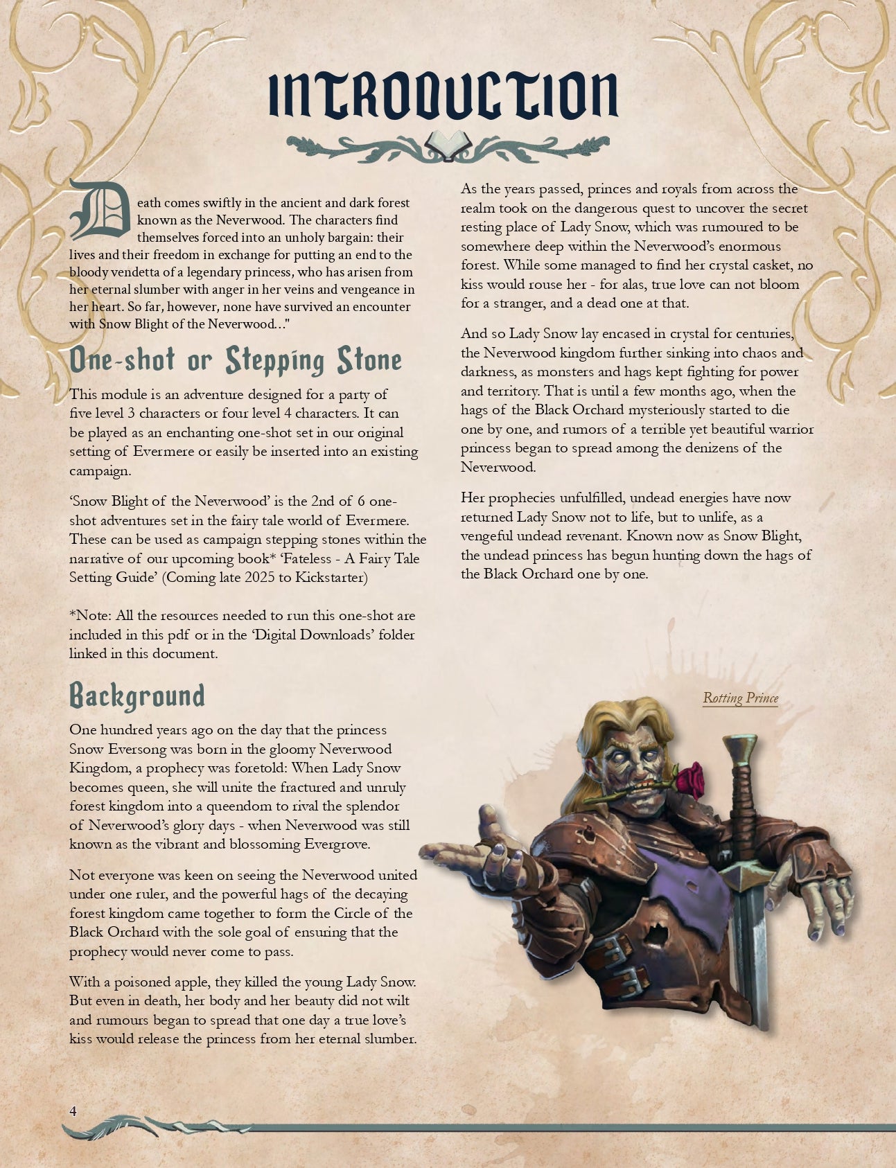 Fateless: Snow Blight of the Neverwood  - PDF Adventure