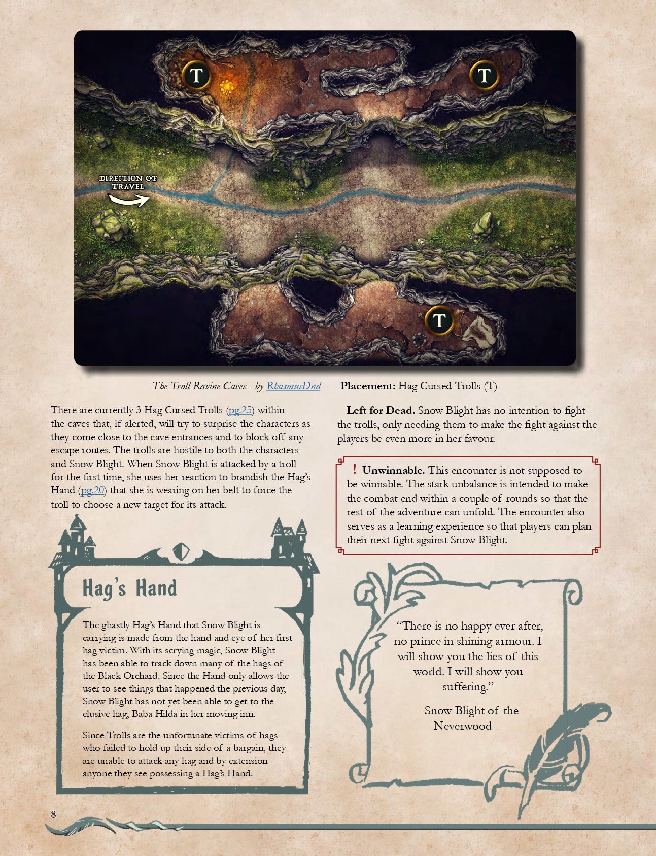 Fateless: Snow Blight of the Neverwood  - PDF Adventure