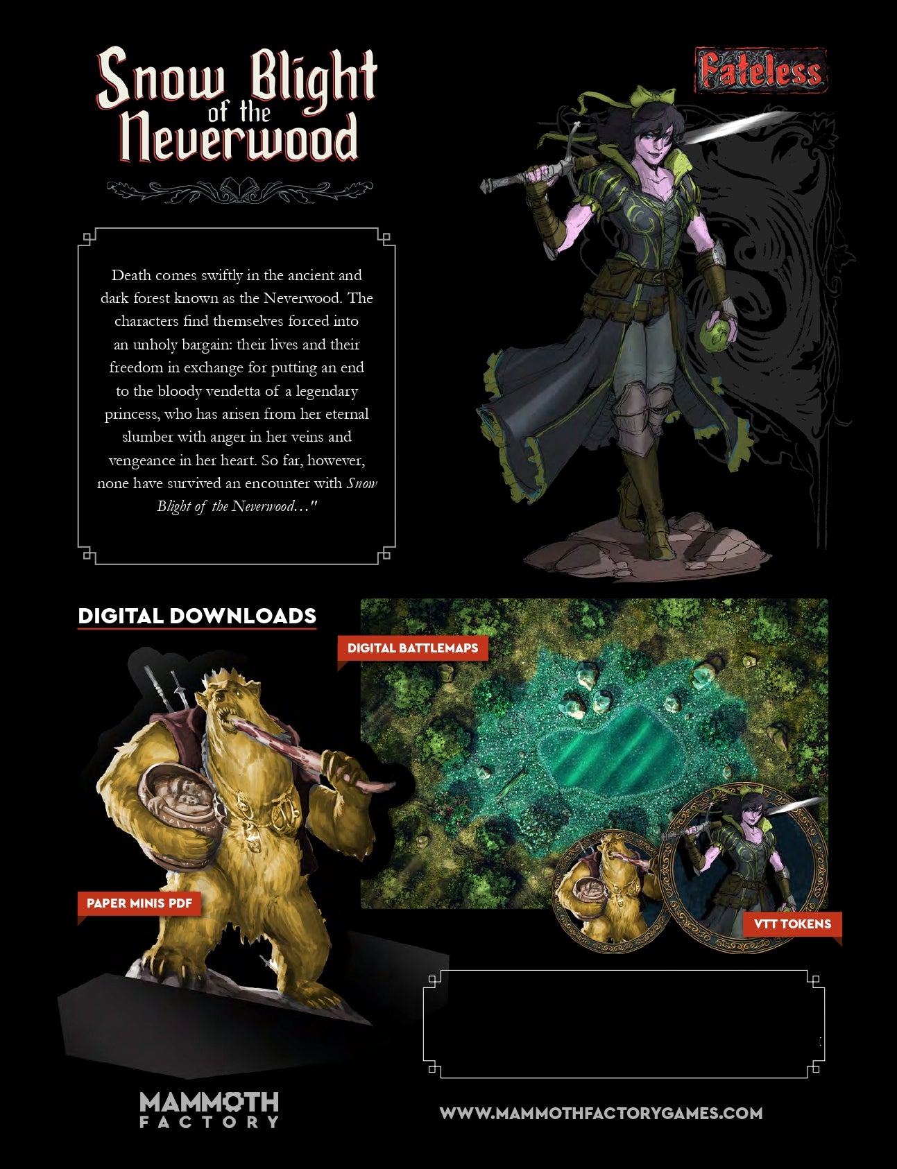 Fateless: Snow Blight of the Neverwood  - PDF Adventure