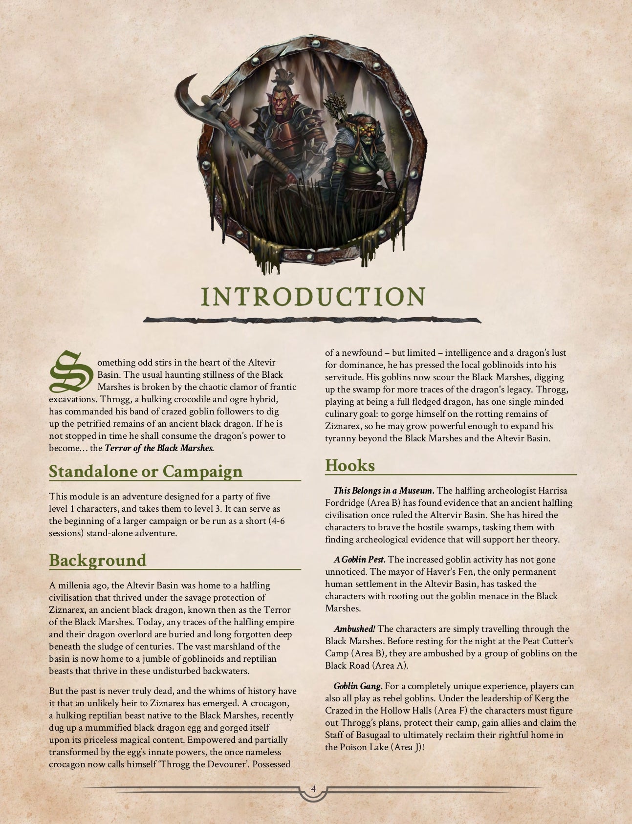 Terror of the Black Marshes - 5e Adventure PDF