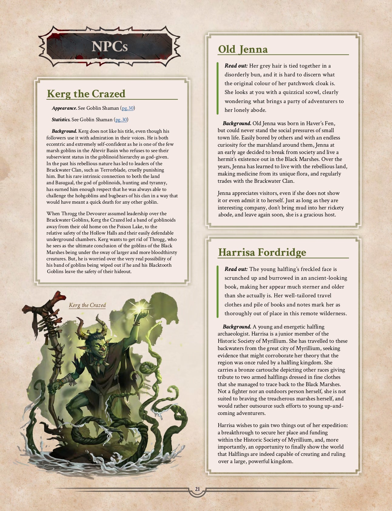 Terror of the Black Marshes - 5e Adventure PDF