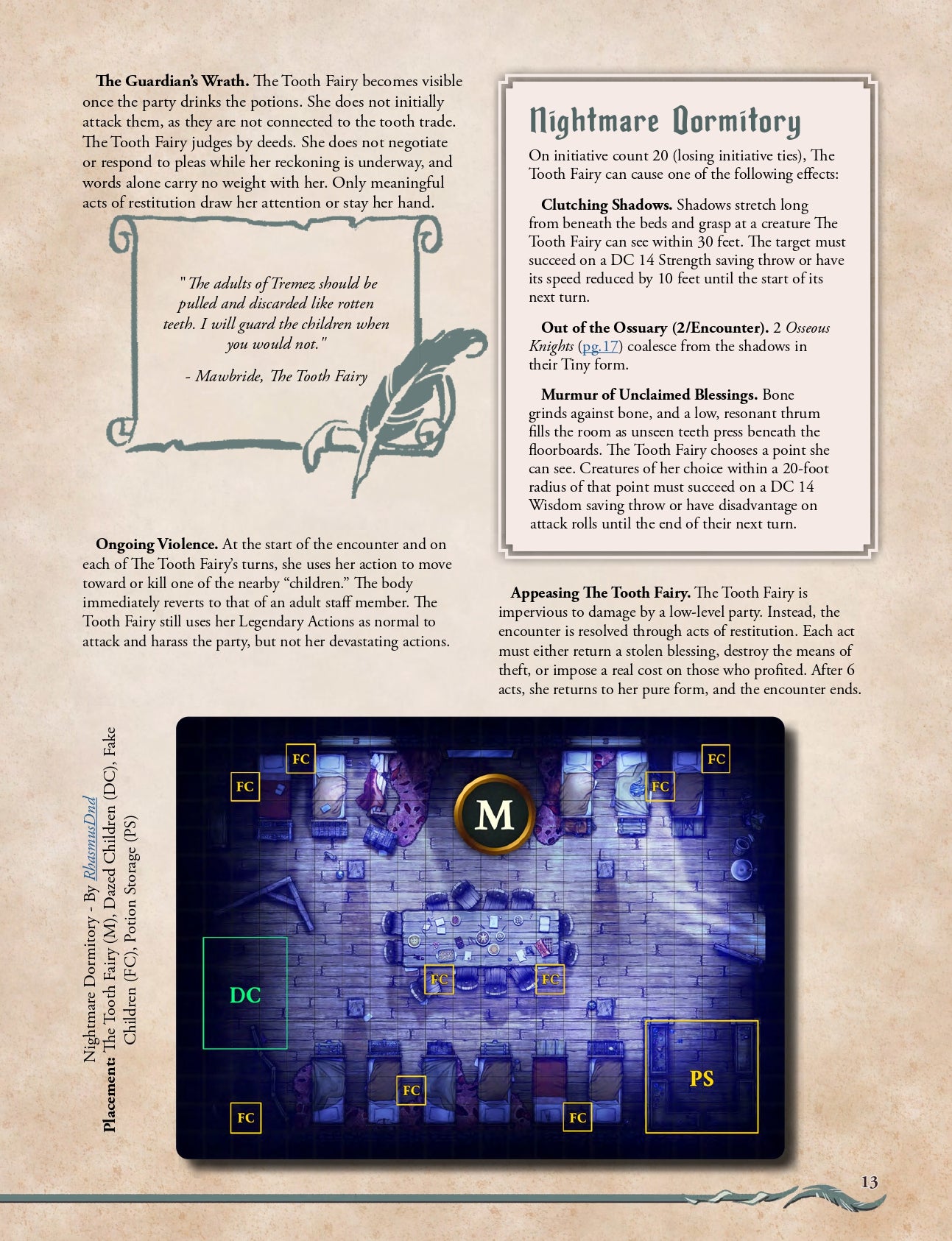 Fateless: The  Tooth Fairy  - PDF Adventure