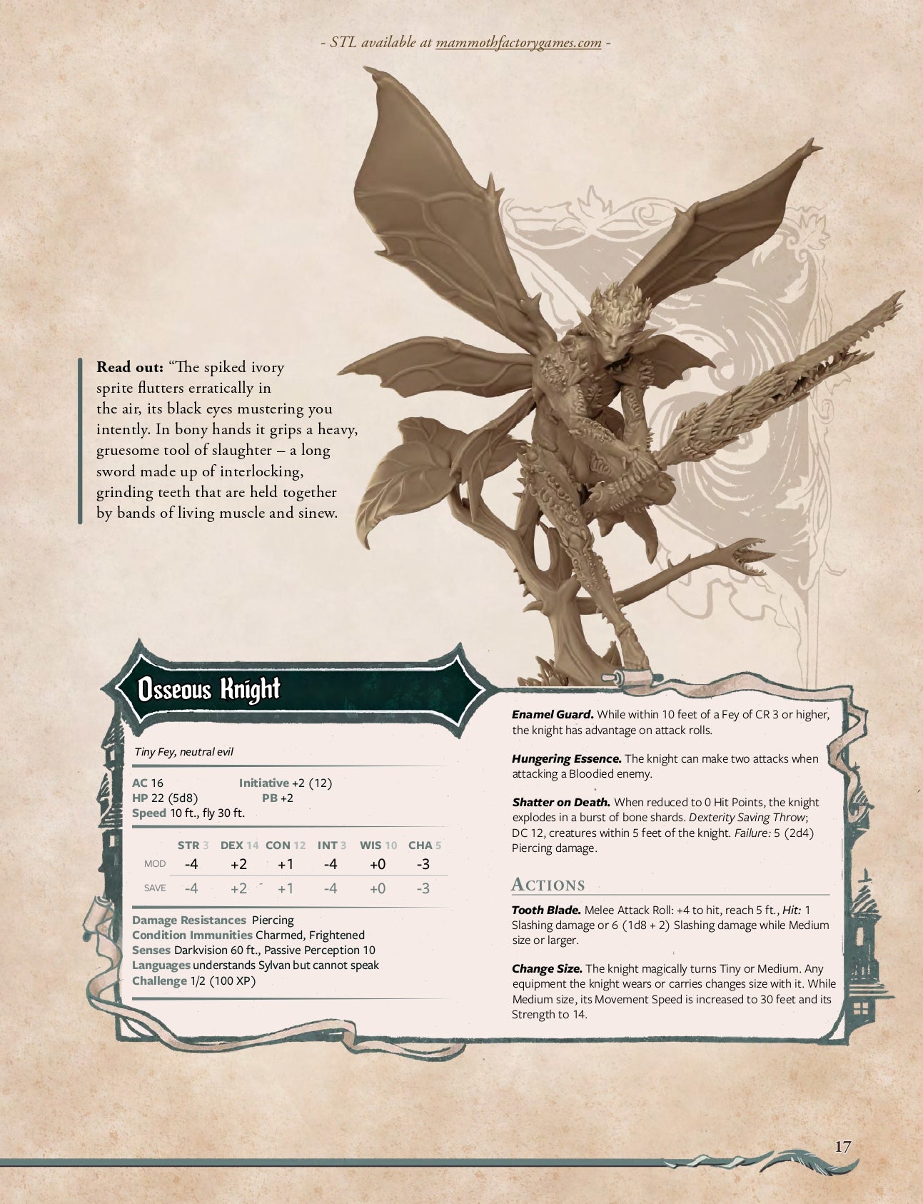 Fateless: The  Tooth Fairy  - PDF Adventure