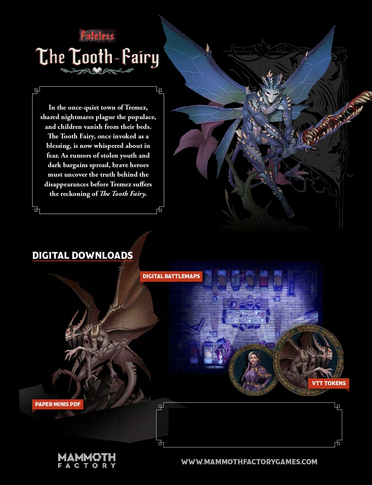 Fateless: The  Tooth Fairy  - PDF Adventure