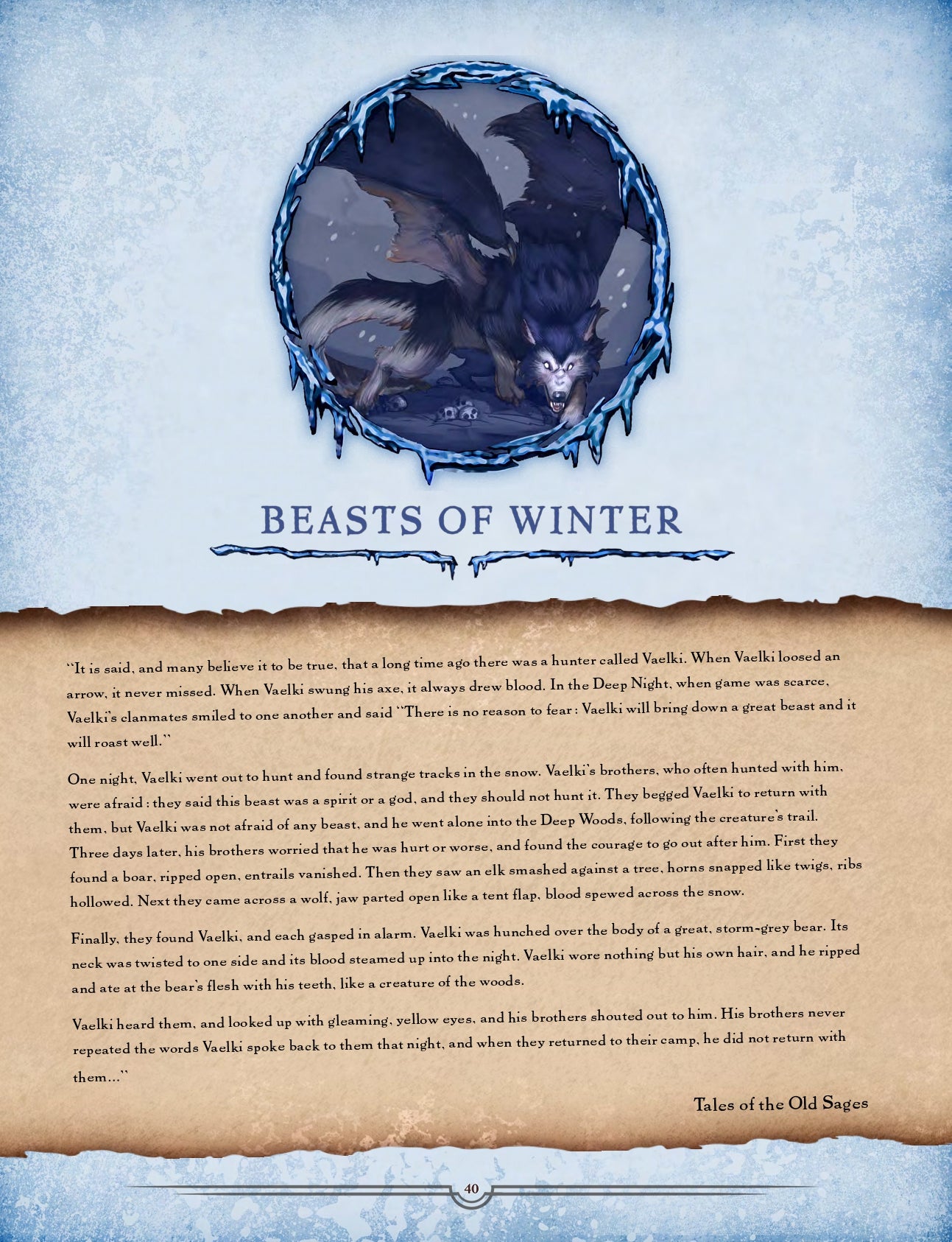 Suvivors Guide to the Frostwilds - 5e Campaign Setting PDF