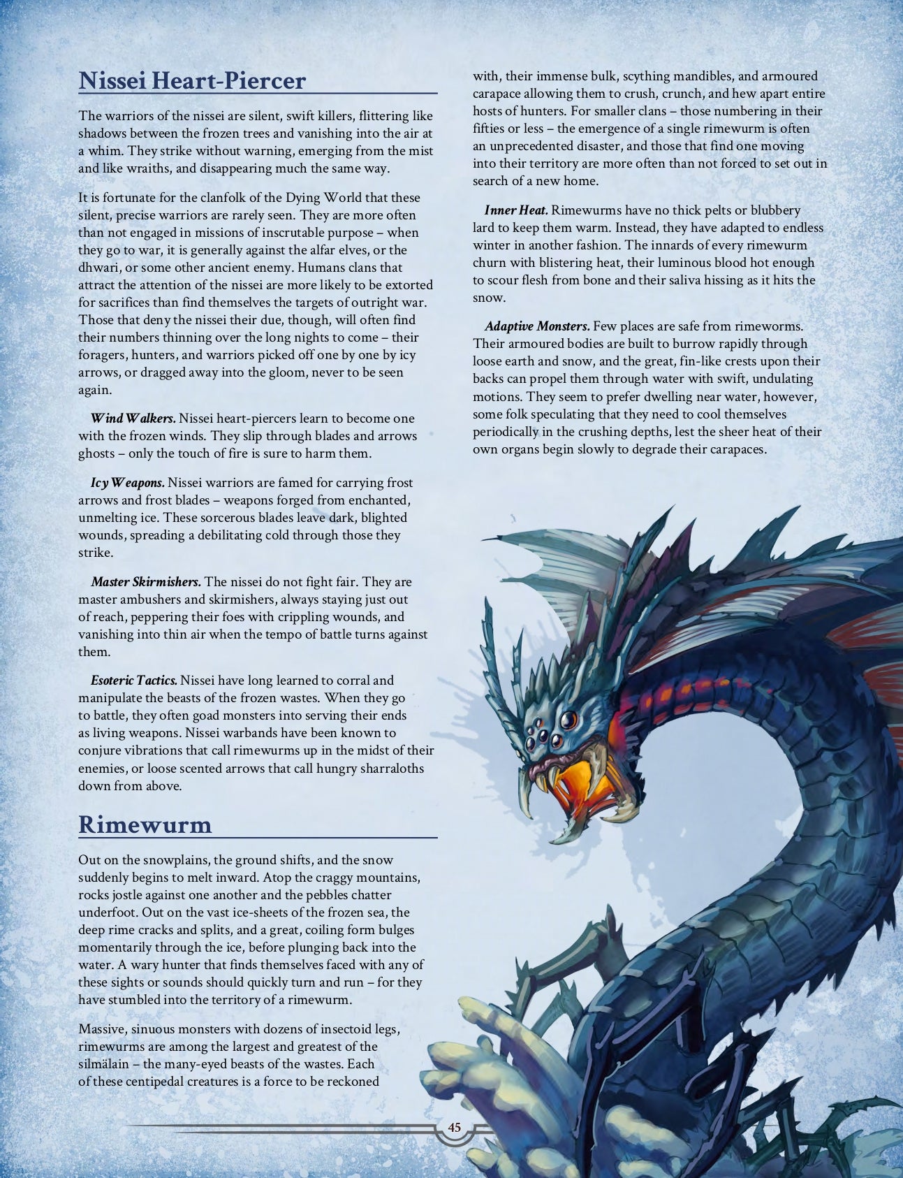 Suvivors Guide to the Frostwilds - 5e Campaign Setting PDF