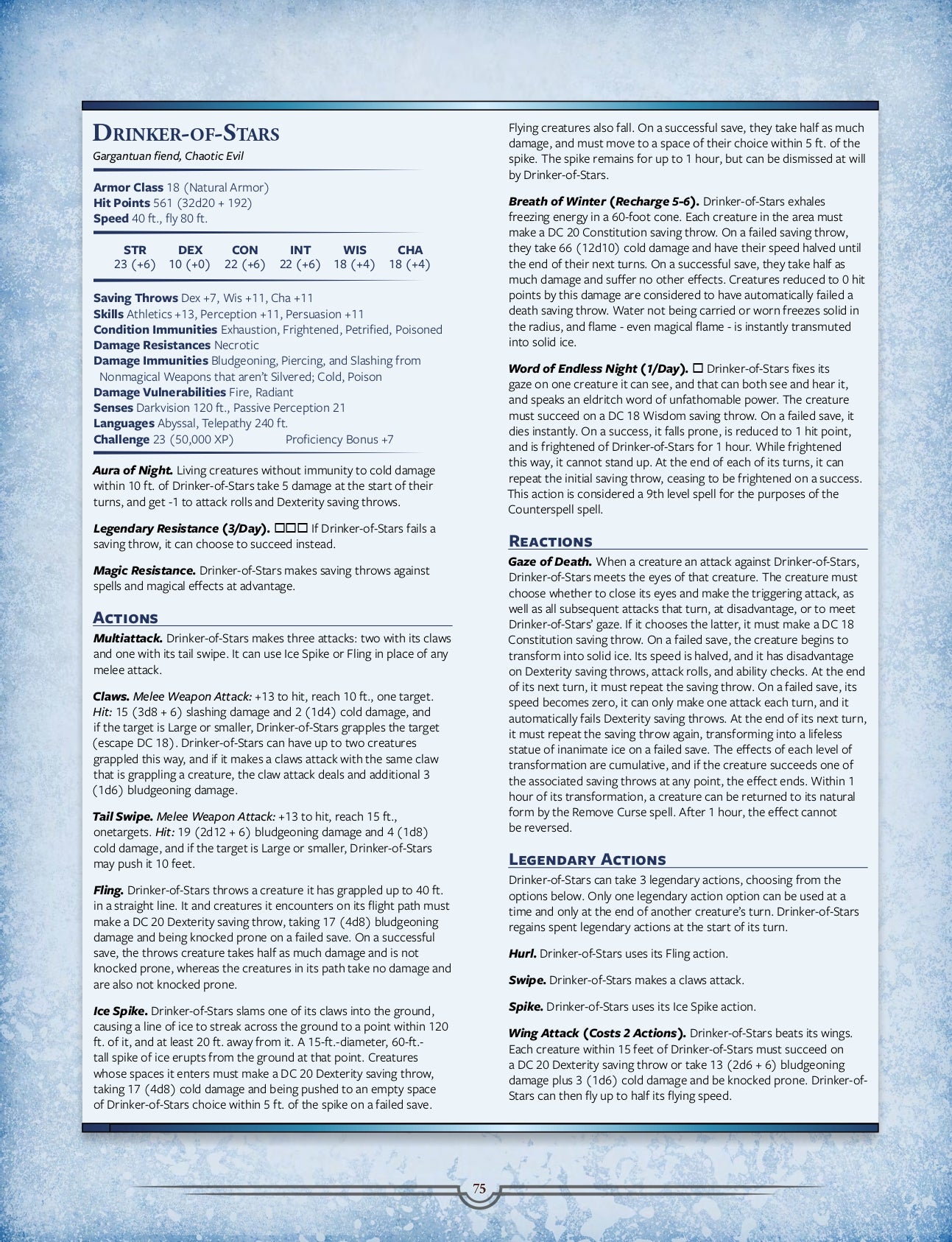 Suvivors Guide to the Frostwilds - 5e Campaign Setting PDF