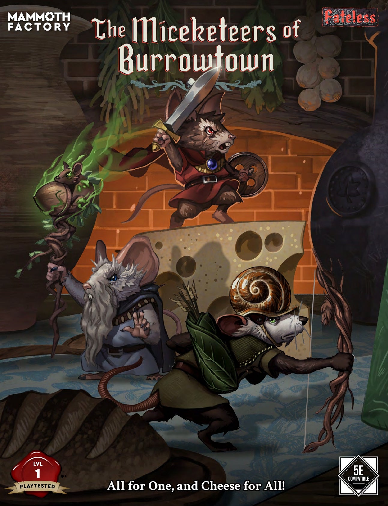 Fateless: The Miceketeers of Burrowtown  - PDF Adventure