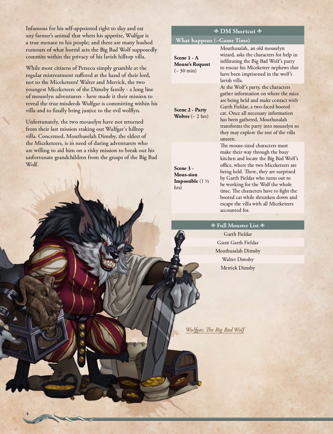 Fateless: The Miceketeers of Burrowtown  - PDF Adventure