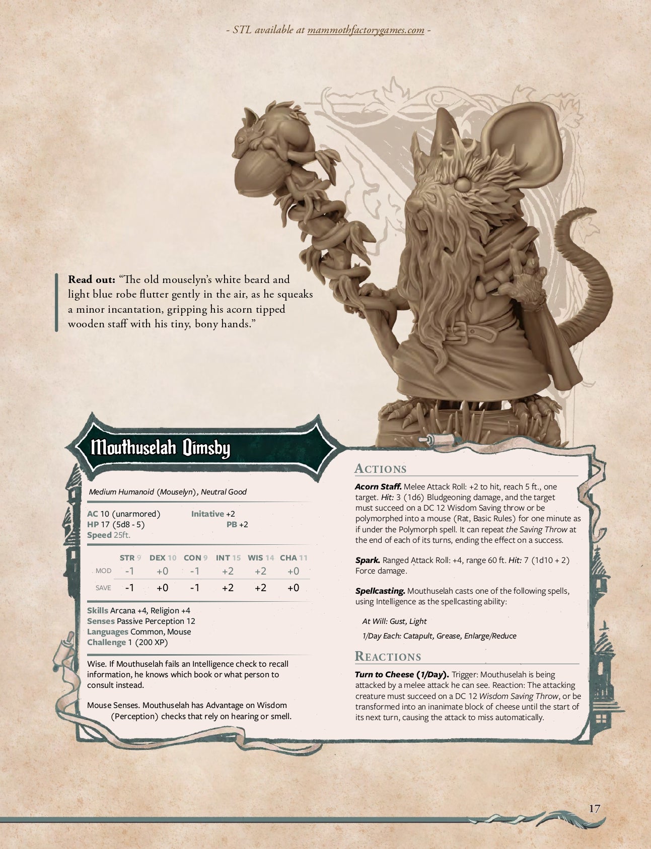 Fateless: The Miceketeers of Burrowtown  - PDF Adventure