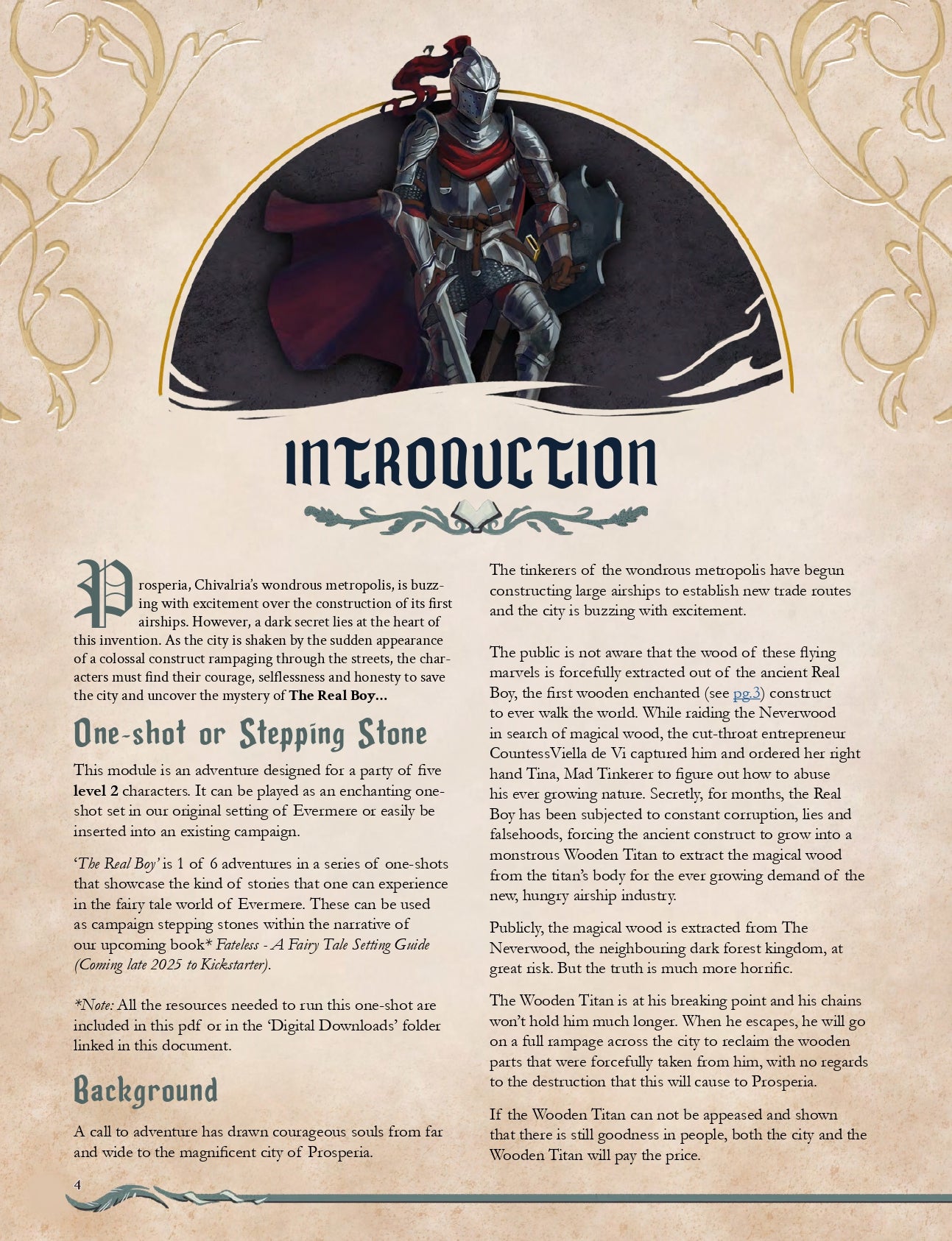 Fateless: The Real Boy  - PDF Adventure