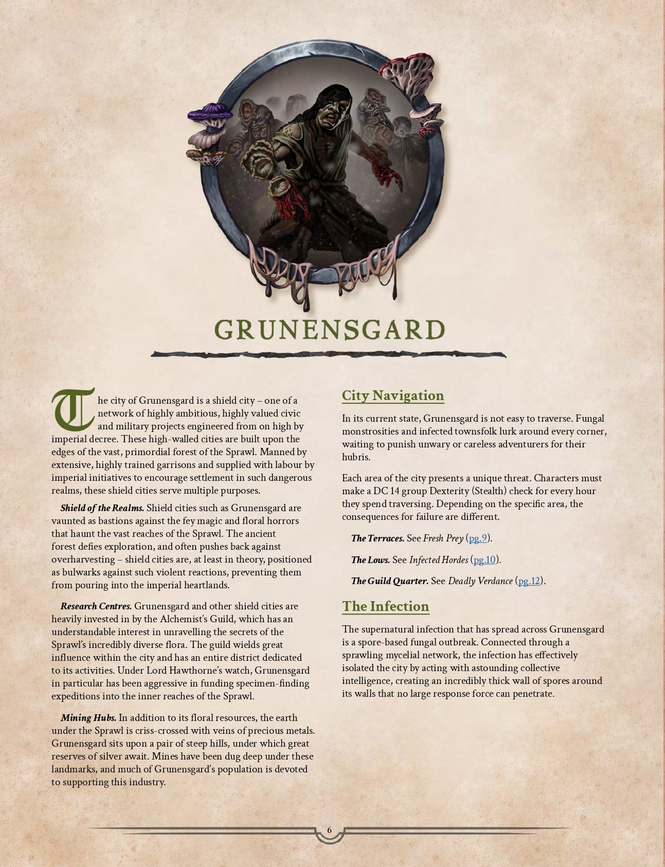 Curse of the Spore-Queen - PDF Adventure