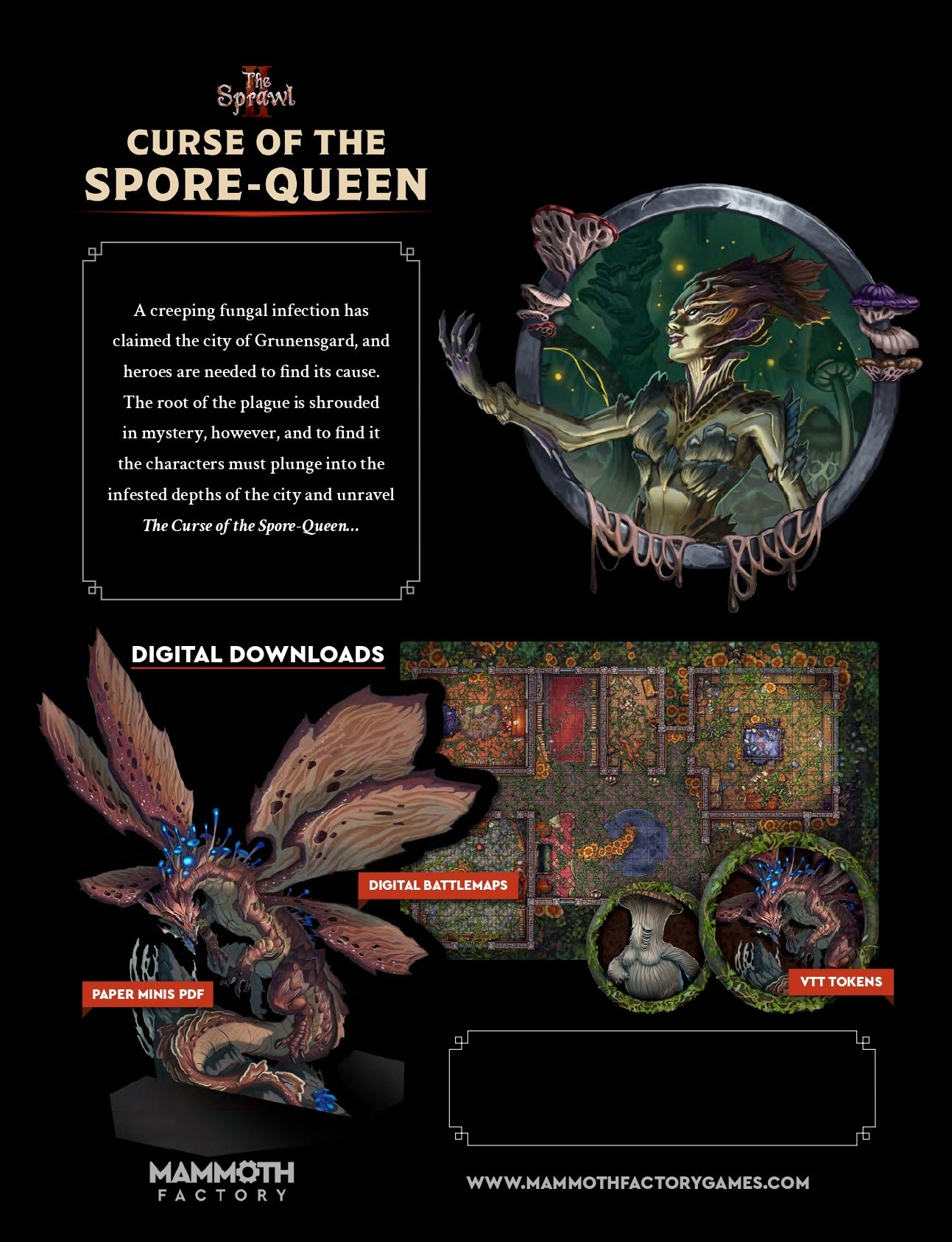 Curse of the Spore-Queen - PDF Adventure