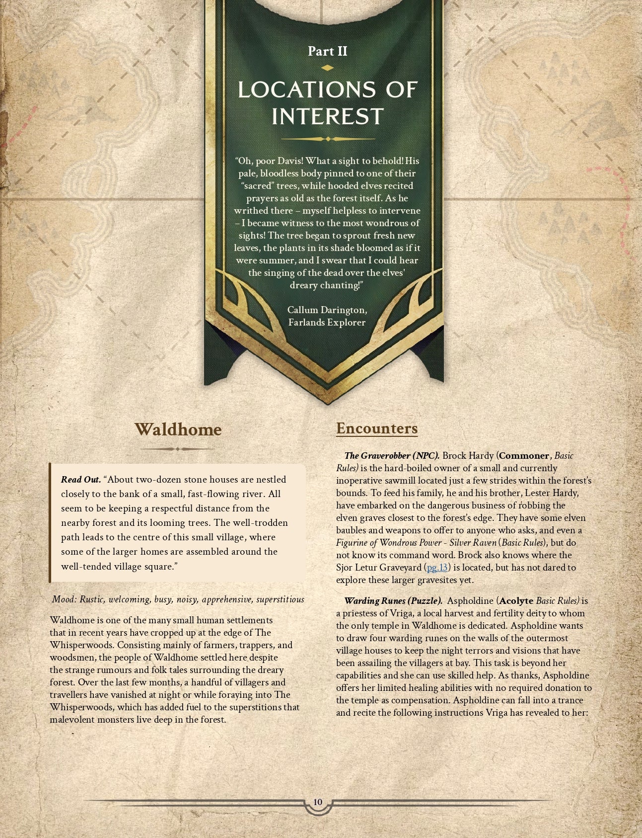 The Whisperwoods - Farlands 5e Region Guide