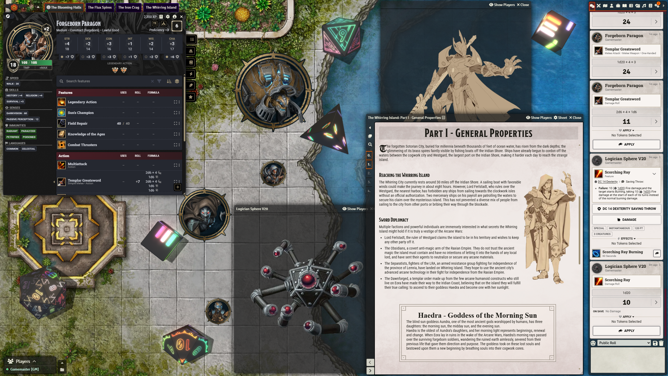 The Whirring Island - Farlands: 5e Region Guide (LVL 3-12)