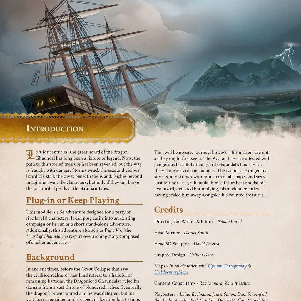 Saurian Isles - 5e Adventure PDF