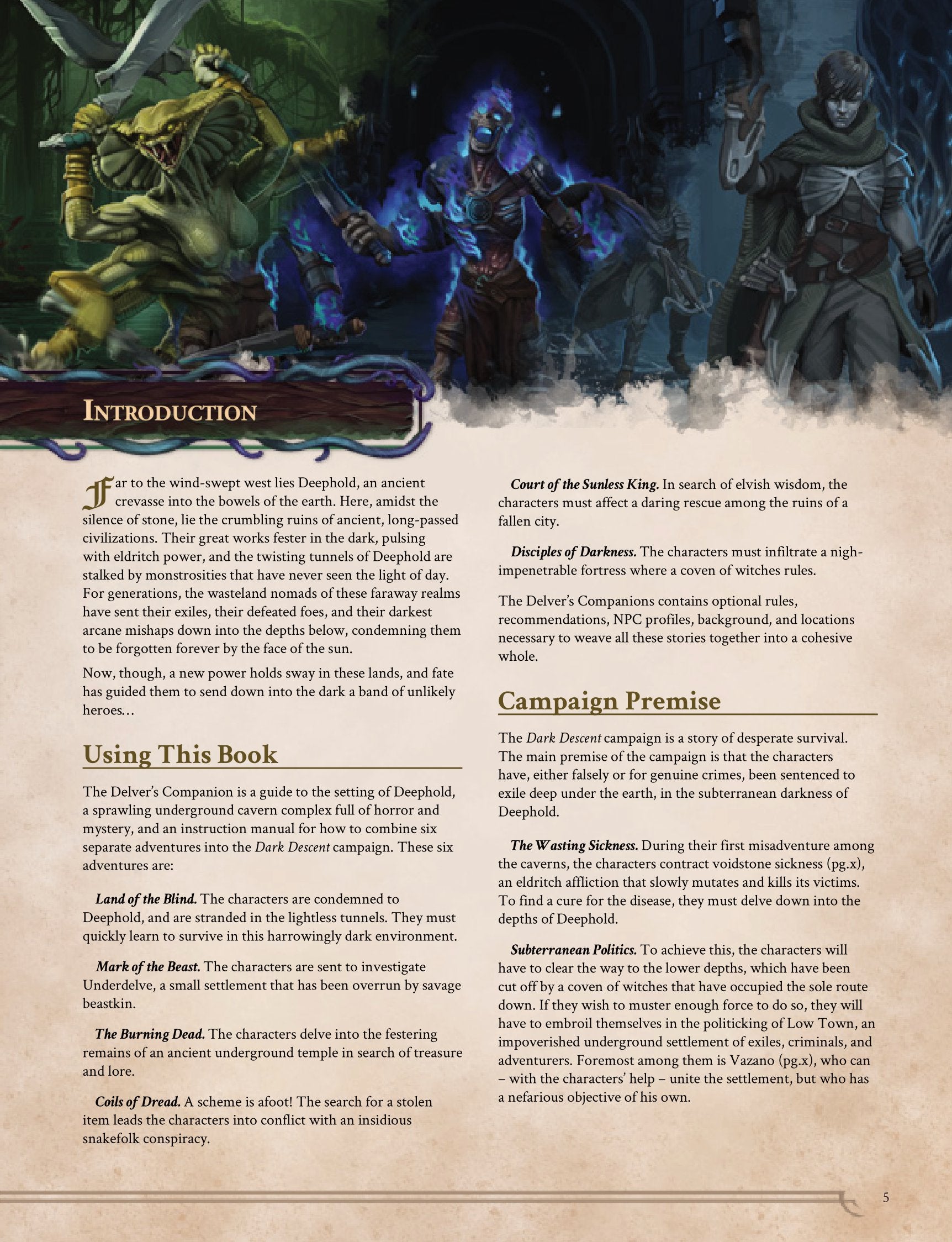 Deephold - 5e Campaign Setting PDF