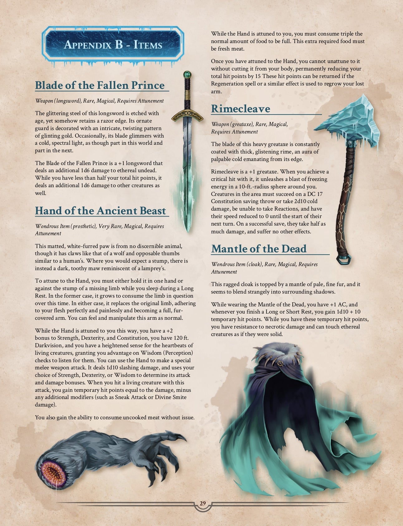 ice monsters dnd 5e Heart of Ice - Frostwilds