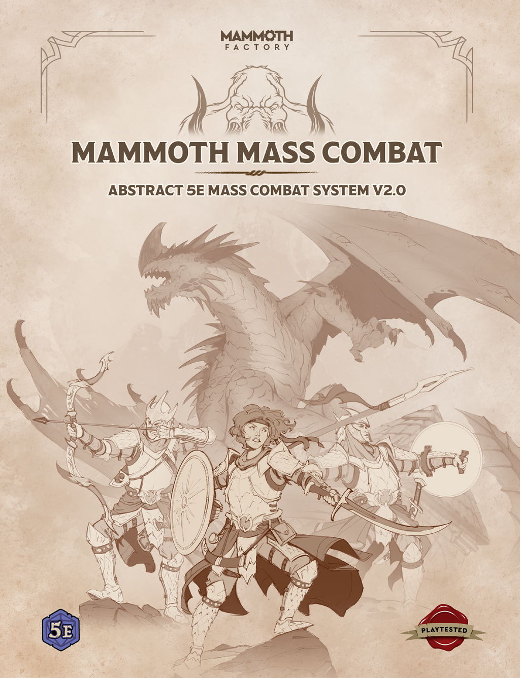 Mammoth Mass Combat 2.0 - Kickstarter Playtest Material