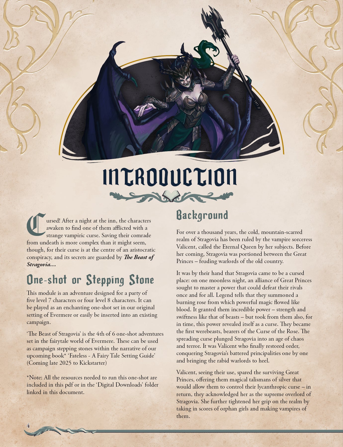 Fateless: The Beast of Stragovia  - PDF Adventure