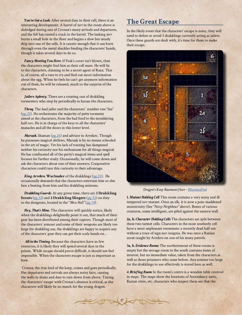 Drakklings of Dragons Keep - 5e Adventure PDF