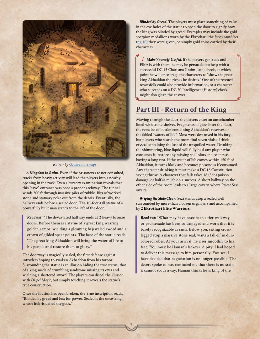 King of the Wastes - 5e One Shot PDF