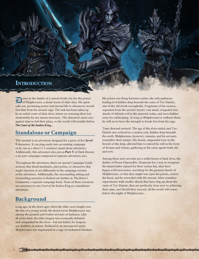 Court of the Sunless King - 5e Adventure PDF