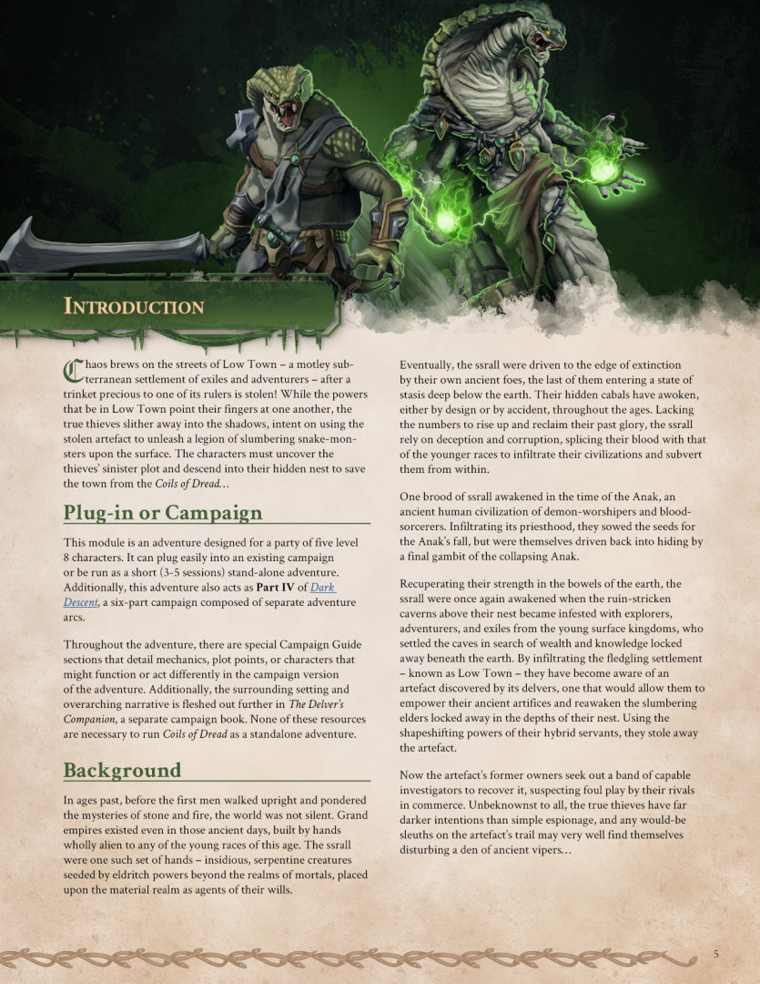 Coils of Dread - 5e Adventure PDF