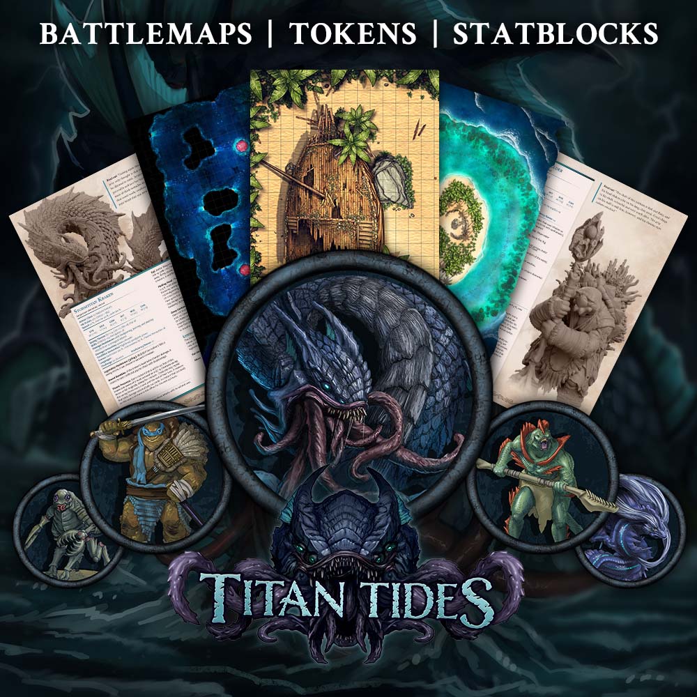 Titan Tides - Physical 5e Adventure Booklet