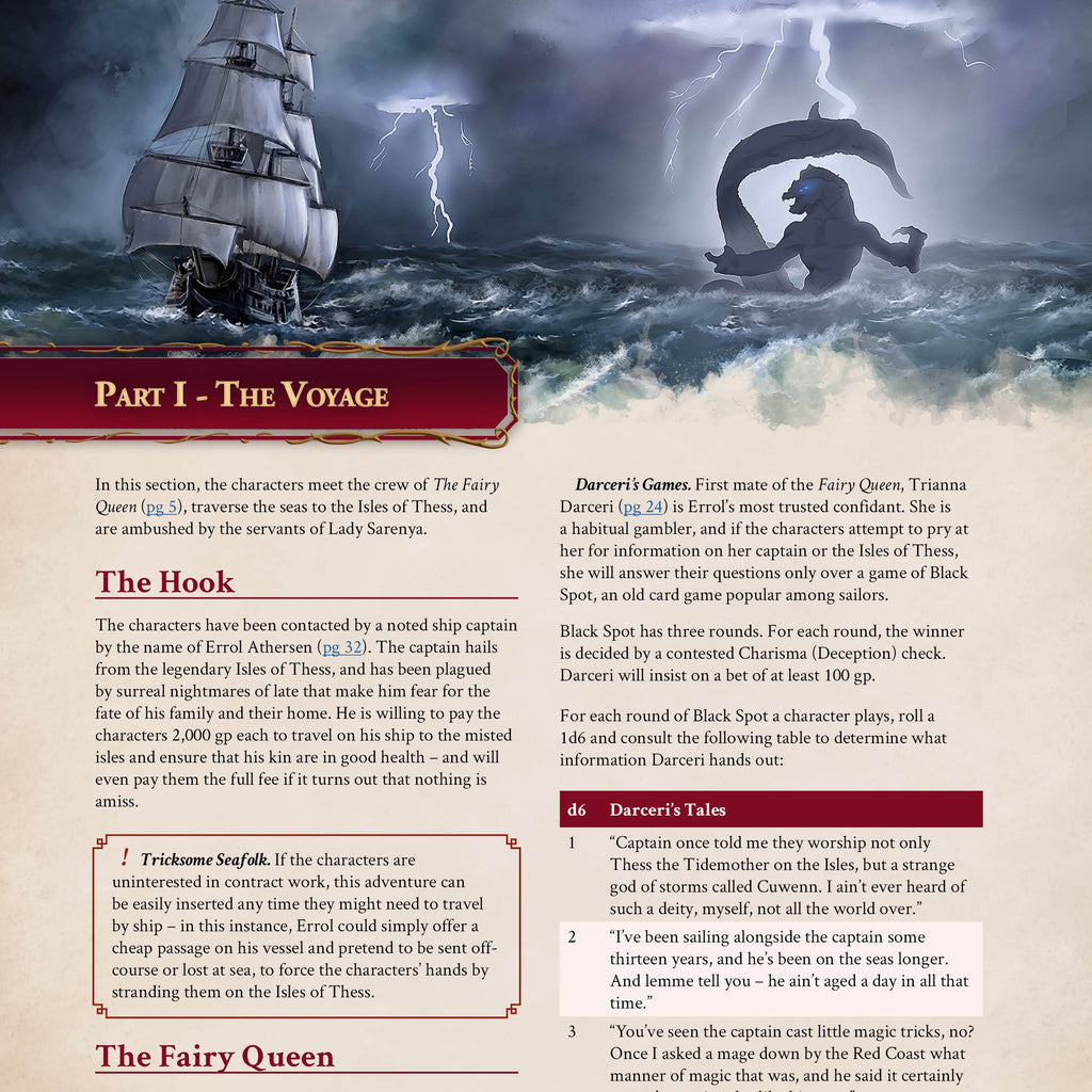 Bloodlords of the Deep - Physical 5e Adventure Booklet