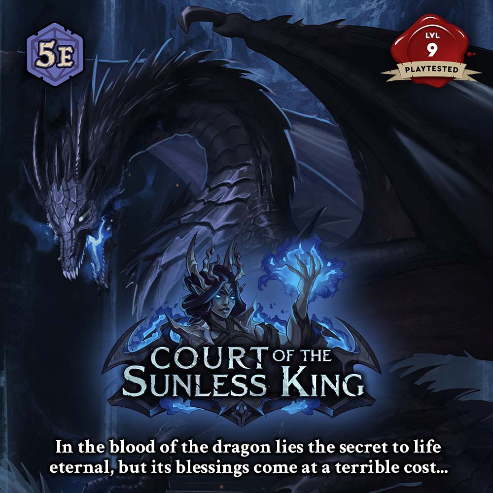 Court of the Sunless King - Physical 5e Adventure Booklet