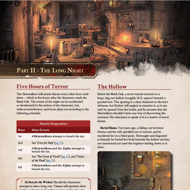 Curse of the Skinwalkers - Physical  5e Adventure Booklet