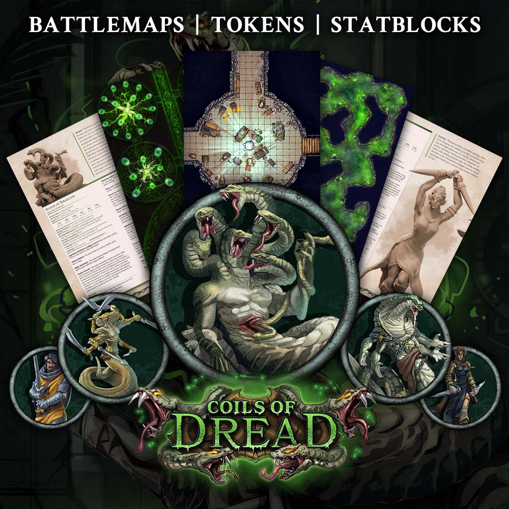 Coils of Dread - Physical 5e Adventure Booklet