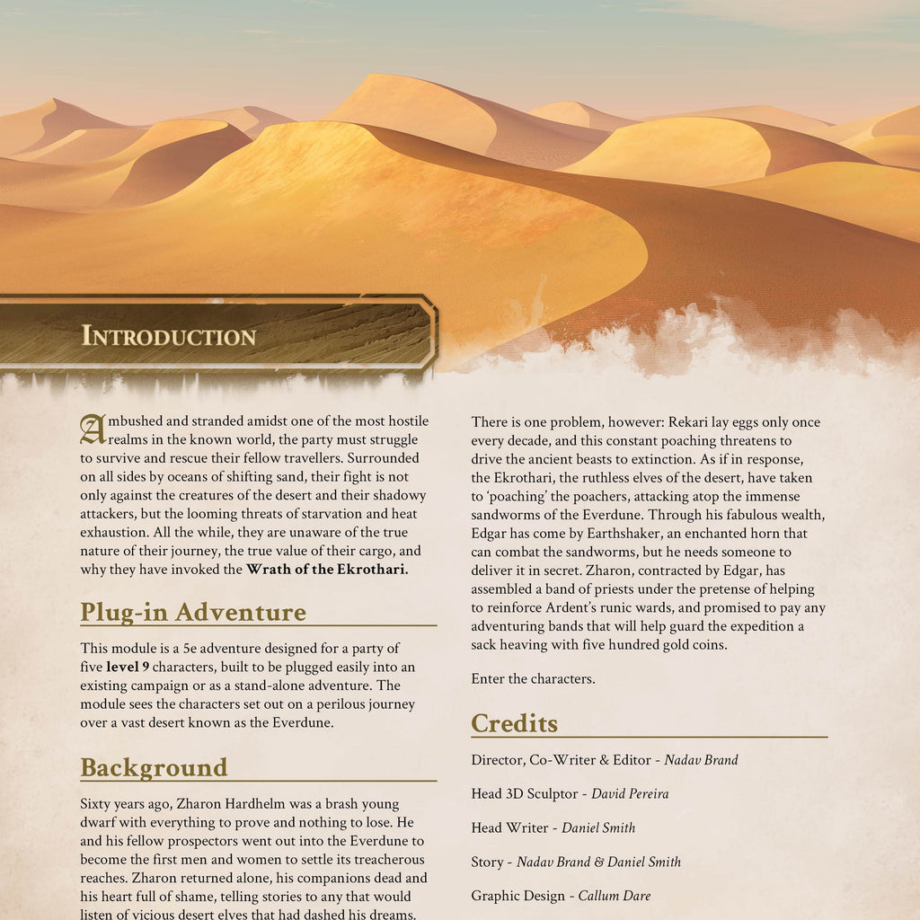 Everdune - Physical  5e Adventure Booklet