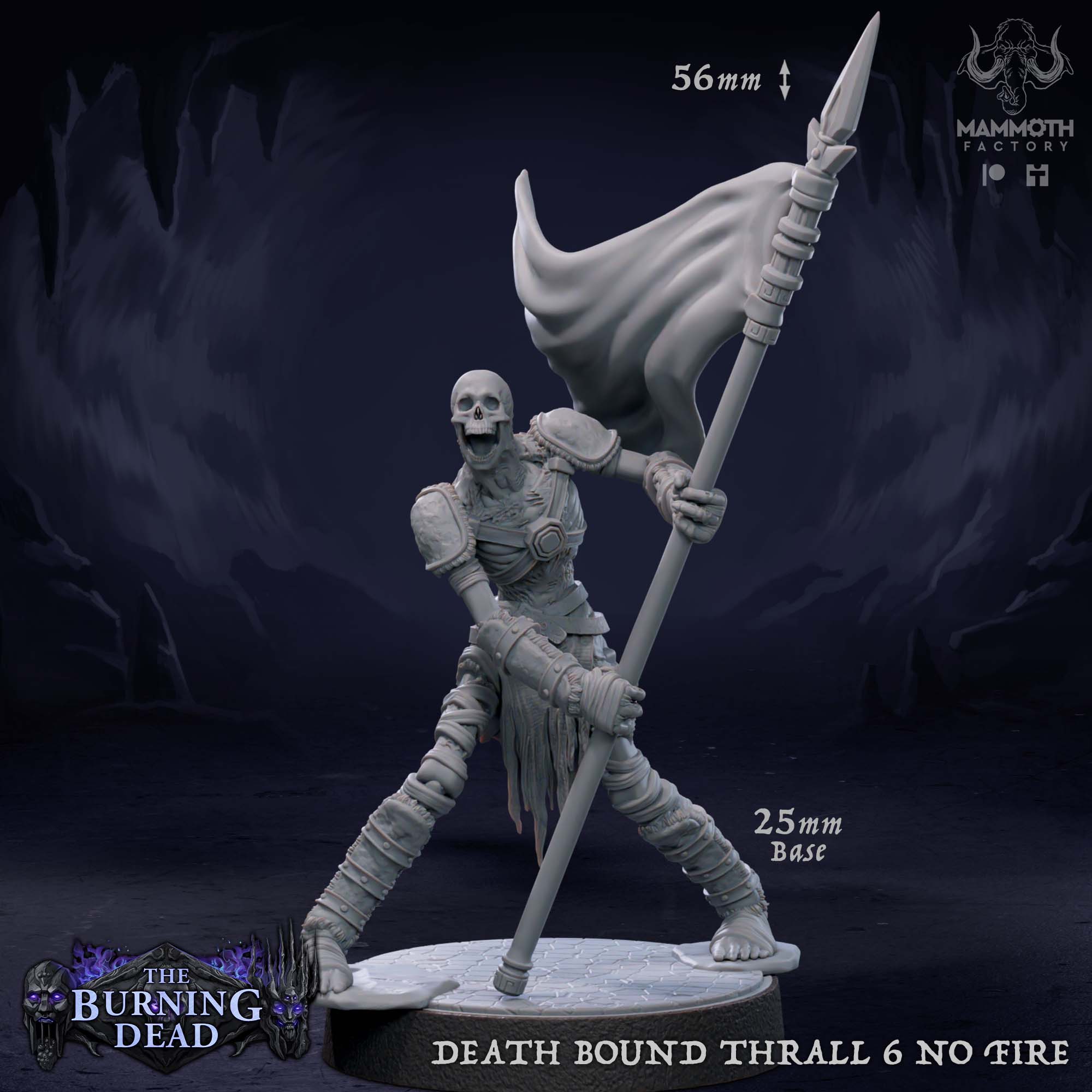 Death Bound Thralls (No Fire)- Physical Miniatures - 32mm Scale