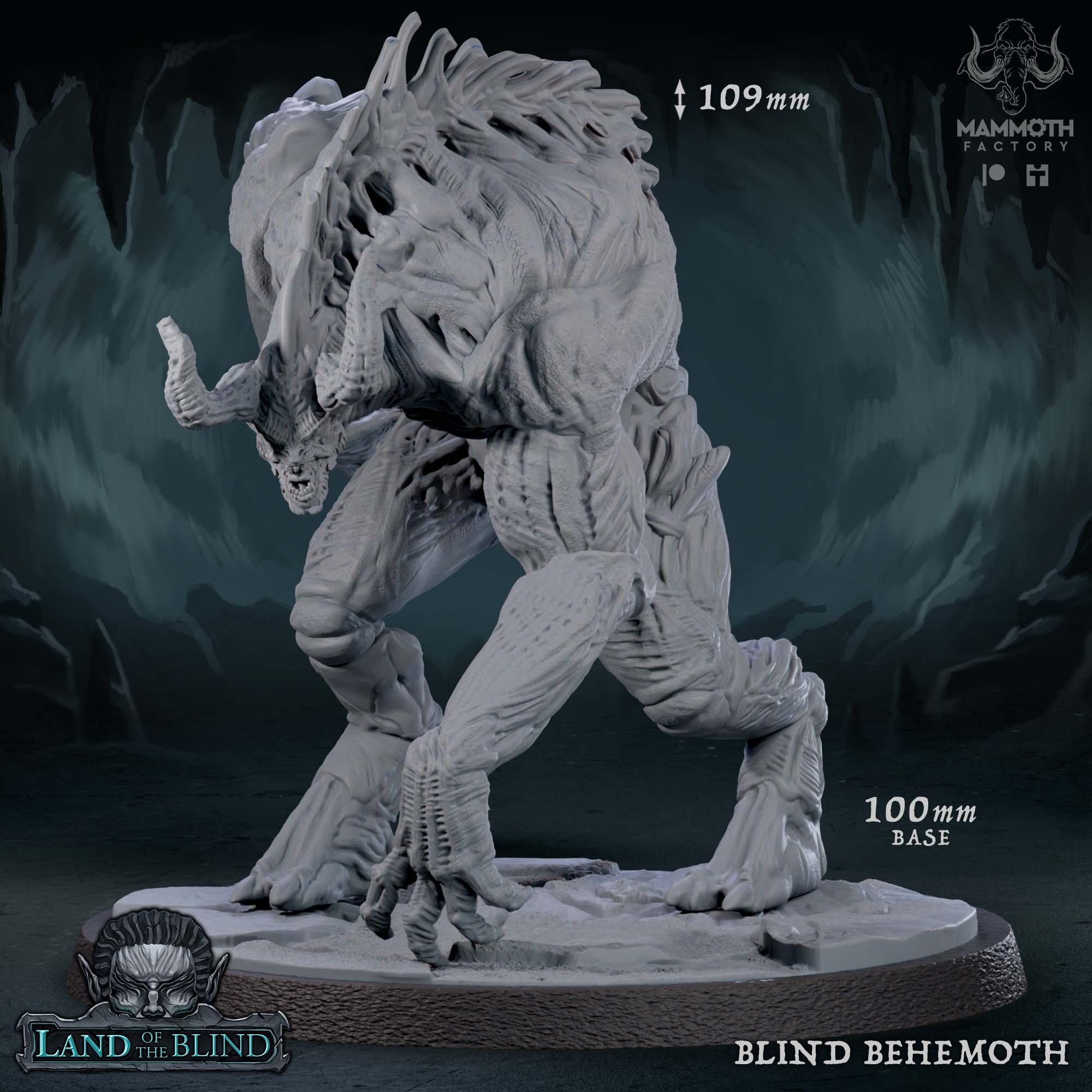 Blind Behemoth- Physical Miniature - 32mm Scale