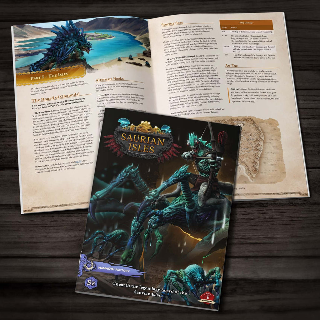 Saurian Isles - Physical 5e Adventure Booklet