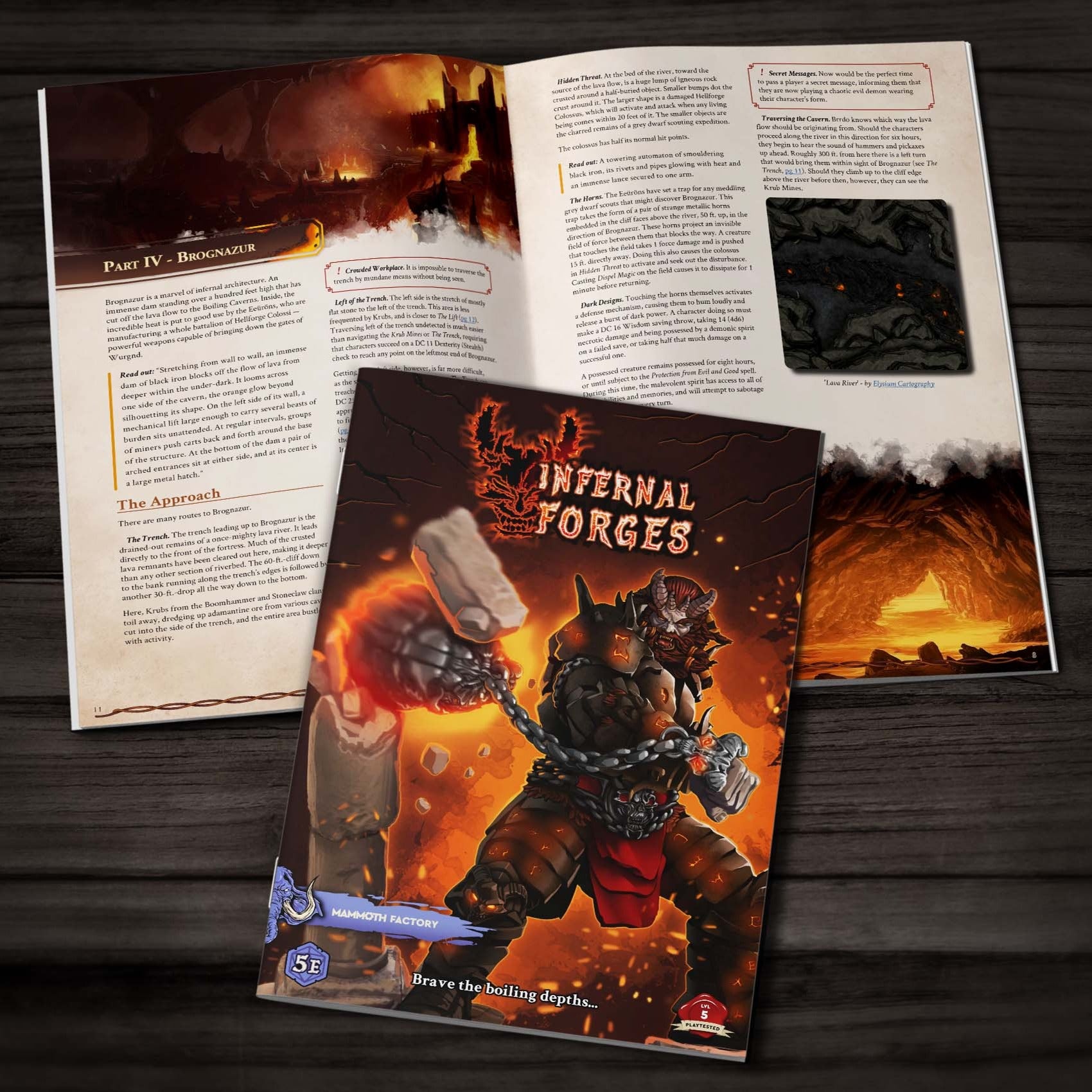 Infernal Forges - Physical 5e Adventure Booklet - Mammoth Factory