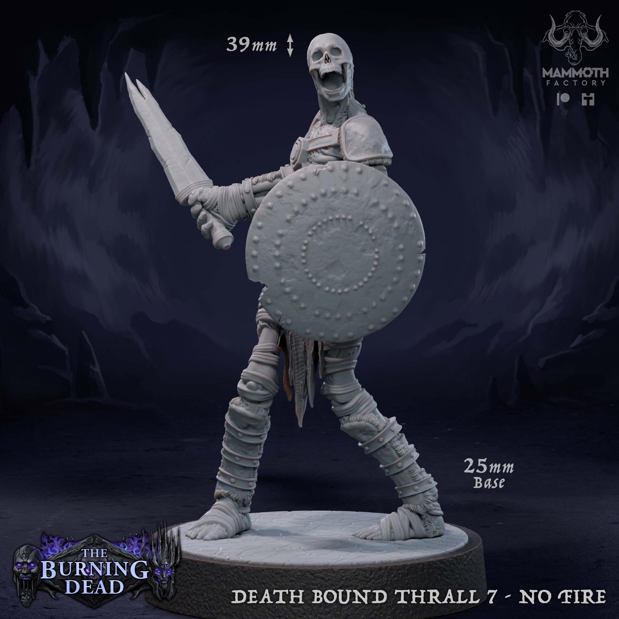 Death Bound Thralls (No Fire)- Physical Miniatures - 32mm Scale