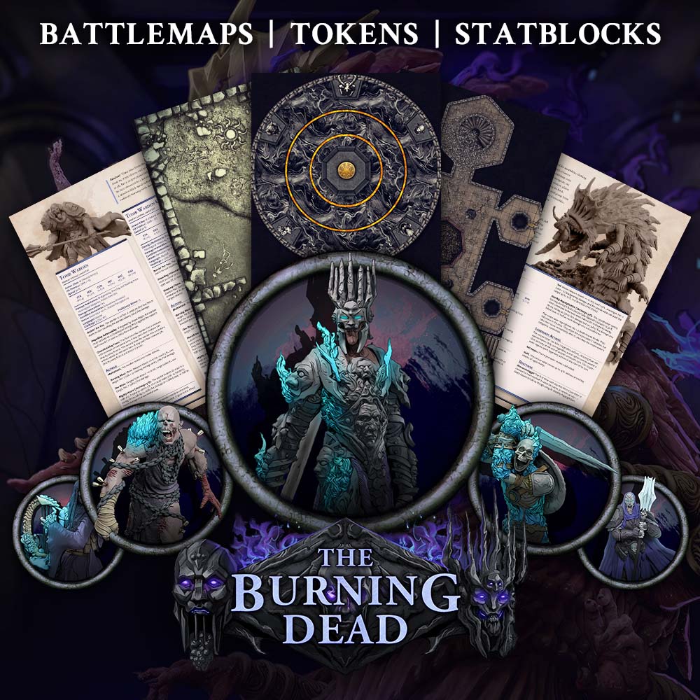 The Burning Dead - Physical 5e Adventure Booklet