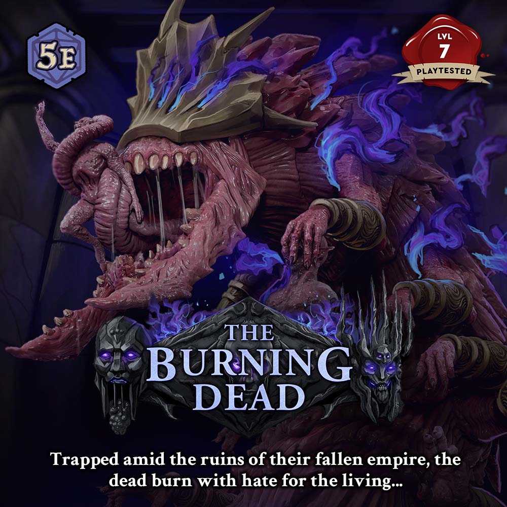 The Burning Dead - Physical 5e Adventure Booklet