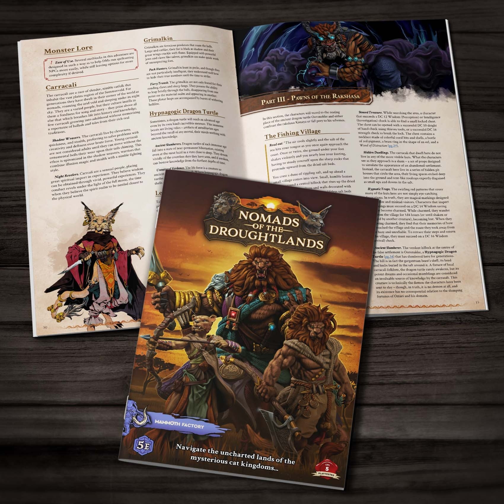 Nomads of the Droughlands - Physical 5e Adventure Booklet