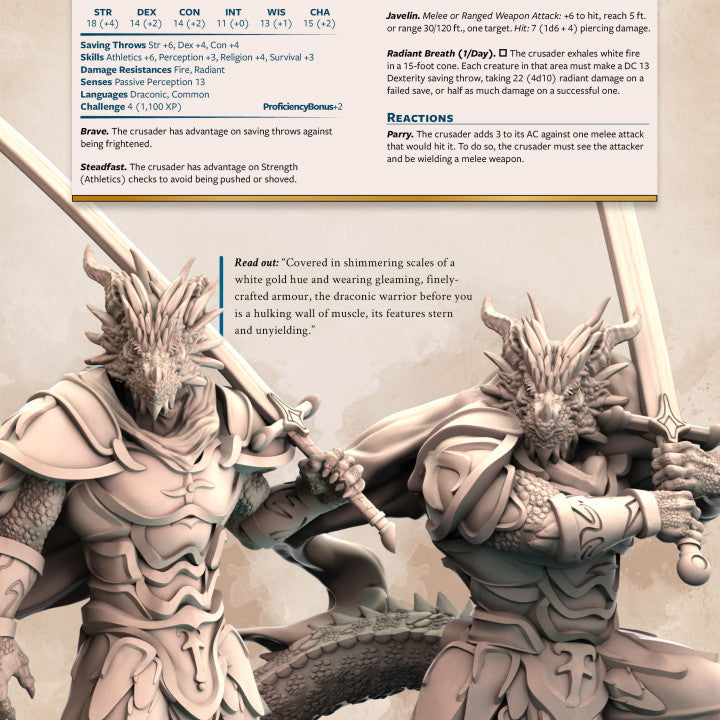 Dragons of the Immortal Flame - Physical 5e Adventure Booklet - Mammoth  Factory - Miniatures by
