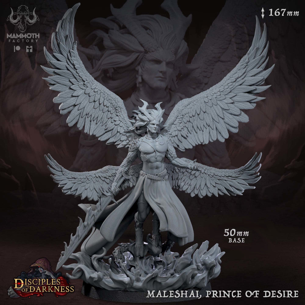 Maleshai, Prince of Desire- Physical Miniature - 32mm Scale