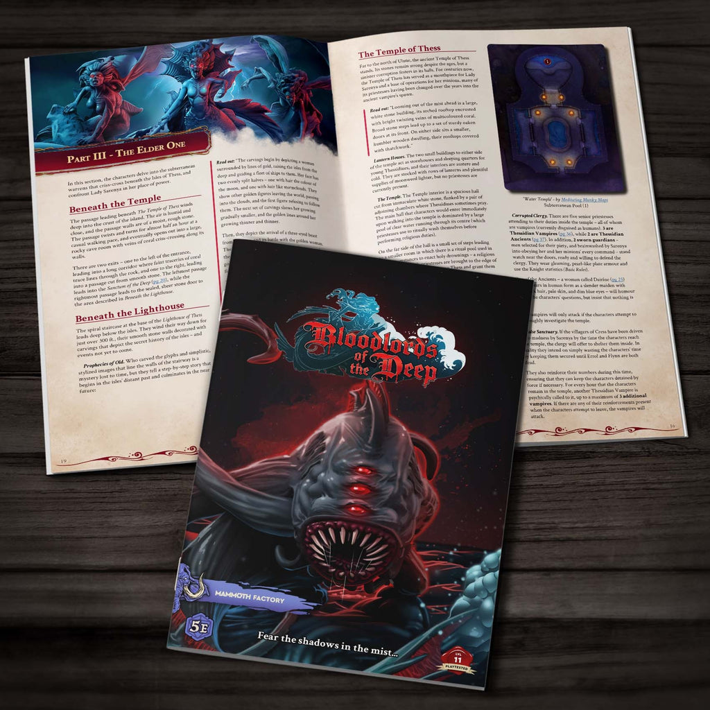 Bloodlords of the Deep - Physical 5e Adventure Booklet