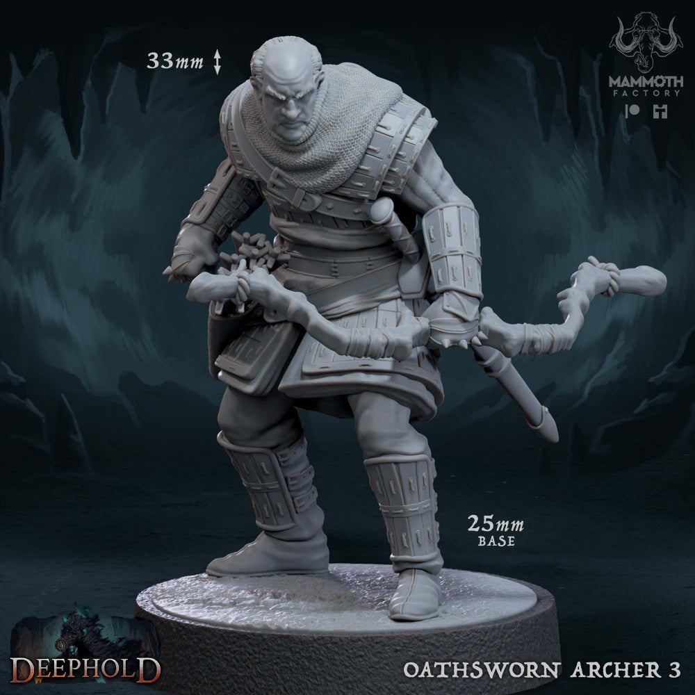 Oathsworn Archers Warband- Physical Miniatures - 32mm Scale