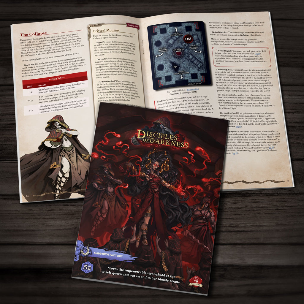 Disciples of Darkness - Physical 5e Adventure Booklet